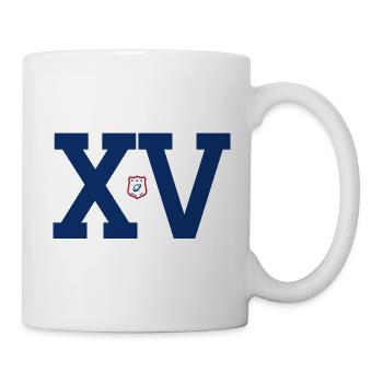 XV - Rugby ball - Mug - white - Right