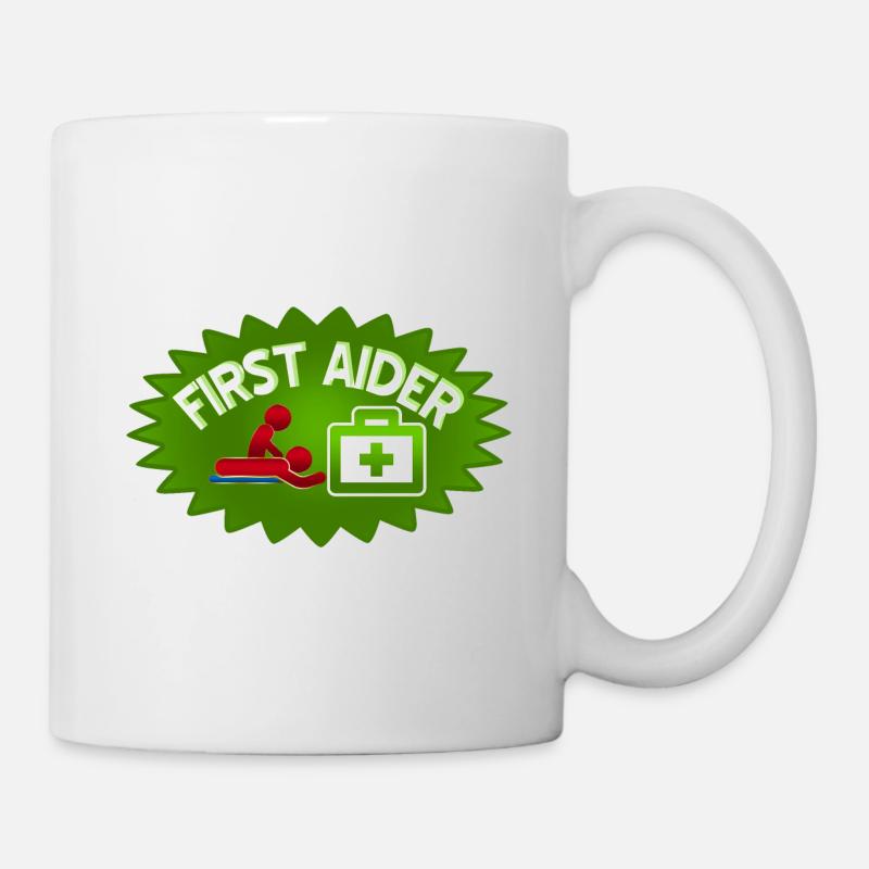 Secouriste - Mug blanc - blanc