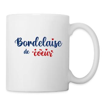 Bordelaise de coeur - Mug blanc - blanc - Droite
