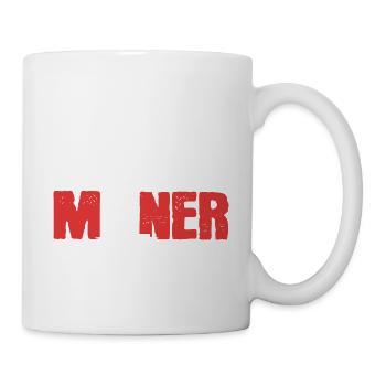 Stolzer Bergmann Hart arbeitende Person Gift - Tasse - Weiß - Rechts