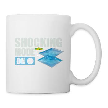 Conceptions de sauveteurs pour les techniciens de piscine - Mug blanc - blanc - Droite
