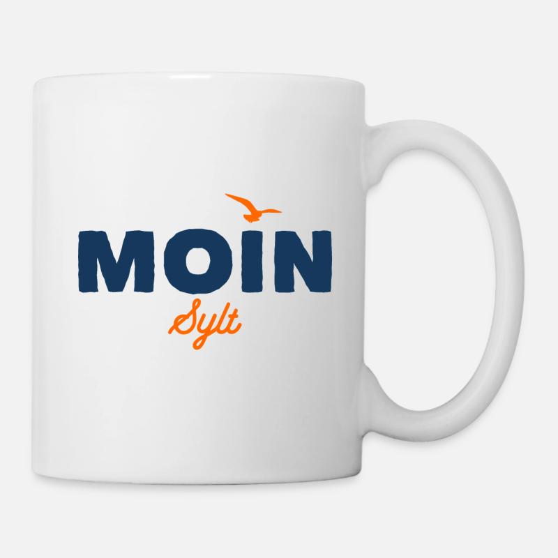 Nordsee Moin Sylt - Tasse - Weiß