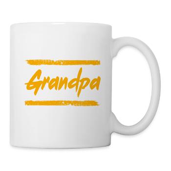 Promu à grand-père EST. 2021 Cool Retro Present - Mug blanc - blanc - Droite