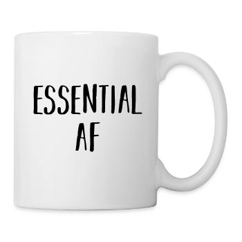 Essential AF Funny Essential Employee Humor - Mug - white - Right