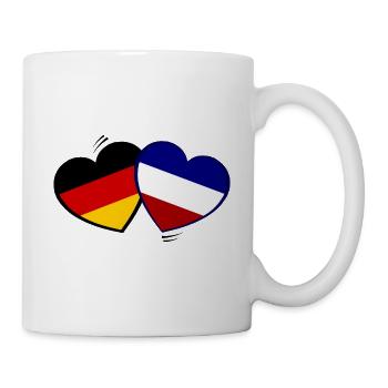 The German French Friendship - Mug - white - Right