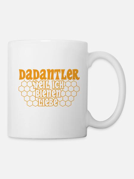Dadantler - weil ich Bienen liebe Dadant Imker - Tasse - Weiß
