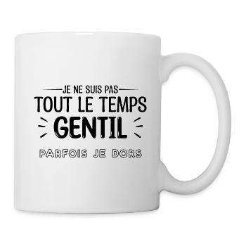 Mon temps de gentillesse a expiré. Cassez-vous !! - Mug blanc - blanc - Droite