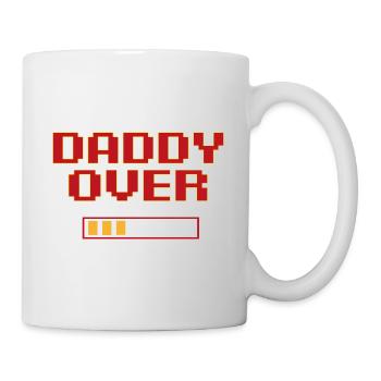 daddy over - Mug blanc - blanc - Droite