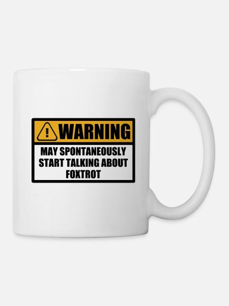 Foxtrott Tanz Tanzen Standardtanz Sprüche Spruch - Tasse - Weiß