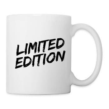 "Limited Edition" - Black brush font - Mug - white - Right