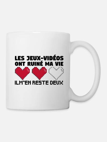Les Jeux-Vidéos ont ruiné ma vie. - Mug blanc - blanc
