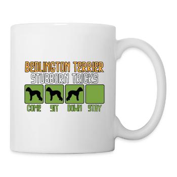 Bedlington Terrier Dog Saying Sayings Funny - Mug - white - Right