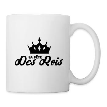 La Fête des rois. Cadeau des fête des rois. - Mug blanc - blanc - Droite