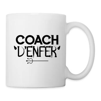 Coach Enfer Coaching Entraîneur cadeau coach ! - Mug blanc - blanc - Droite