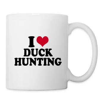 I Love Duck Hunting - Mug - white - Right