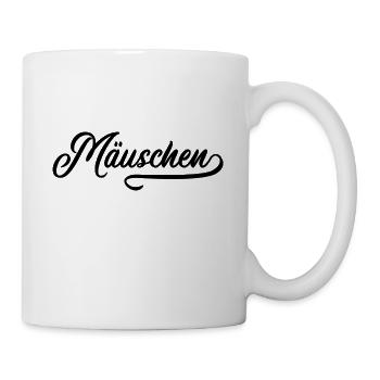 Mauschen Mäuschen Vintage - Mug blanc - blanc - Droite
