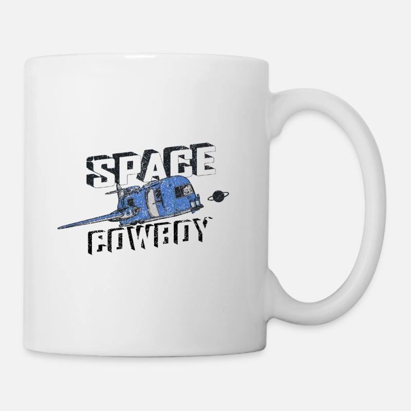 Space COWBOY - Tasse - Weiß
