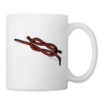Kreuzknoten - Tasse - Weiß - Rechts