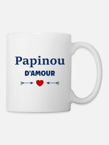 Papinou - Mug blanc - blanc