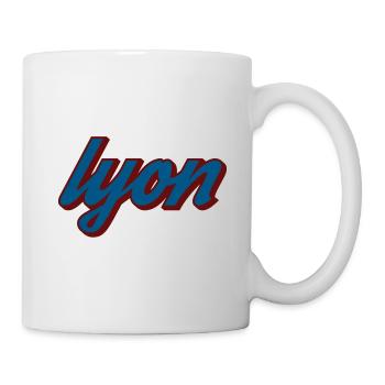 Vintage Lyon Typography - Mug - white - Right