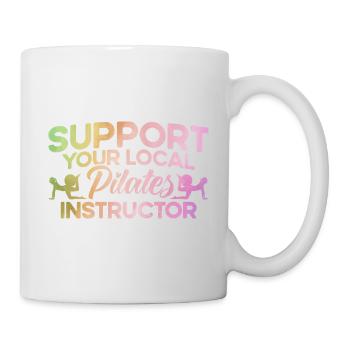 Pilates votre cadeau d’entraîneur de Pilates local - Mug blanc - blanc - Droite