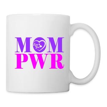 Mompower Strong Mom | Color changeable - Mug - white - Right