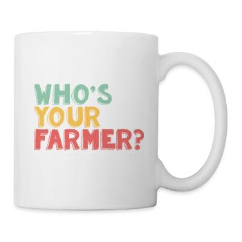 Landwirtschaft - Tasse - Weiß - Rechts
