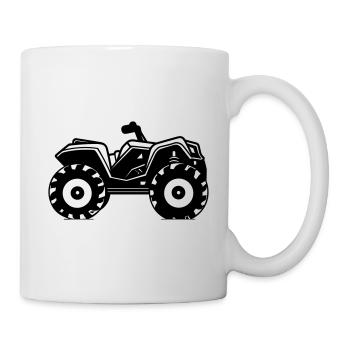 quad bike - Mug - white - Right