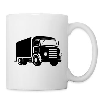 Lkw - Tasse - Weiß - Rechts