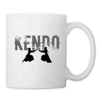 Japanischer Schwertkampf Kendo - Tasse - Weiß - Rechts