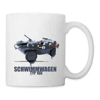 Schwimmwagen Typ 166 - Couleurs - Mug blanc - blanc - Droite