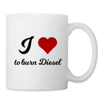 For the diesel drivers - Mug - white - Right