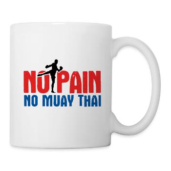Thaiboxen Muay Thai - Tasse - Weiß - Rechts