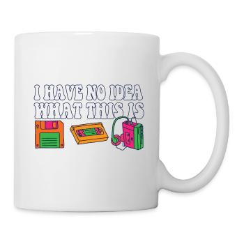 I Have No Idea What This Is Funny Retro 70s 80s - Mug - white - Right
