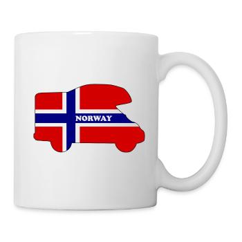Norway - Motorhome with alcove - Contour - Mug - white - Right
