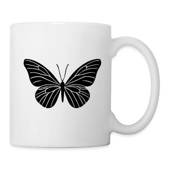 Small butterfly - Mug - white - Right