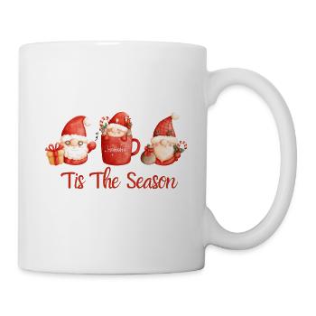 C’est la saison. Joyeux Noël. Cadeau de Noël - Mug blanc - blanc - Droite