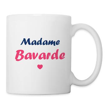 Madame bavarde - Mug blanc - blanc - Droite