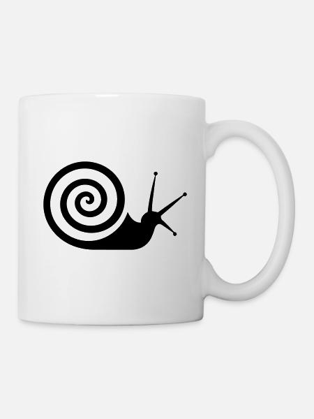 Escargot - Mug blanc - blanc
