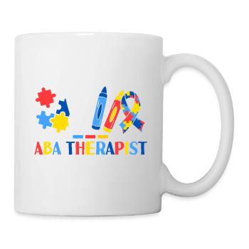 Thérapeute ABA Analyse comportementale appliquée - Mug blanc - blanc - Droite