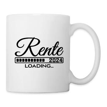Rente 2024 Loading - Tasse - Weiß - Rechts