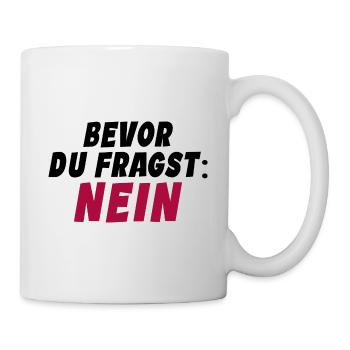 Klarer Durchblick - Tasse - Weiß - Rechts