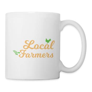 Unterstützen Sie Ihre lokalen Landwirte - Tasse - Weiß - Rechts