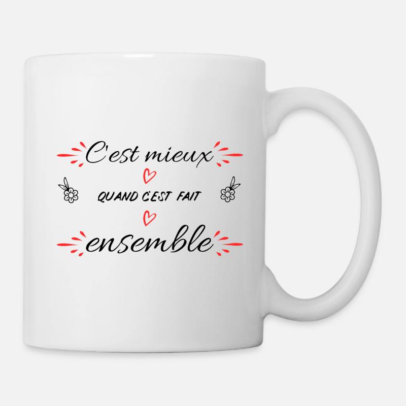 It's better when it's done together - Mug - white