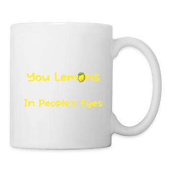 Wenn das Leben dir Zitronen schenkt, presse sie in - Tasse - Weiß - Rechts