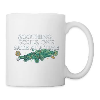 Soothing Souls One Sage At A Time Smudge Sticks - Mug - white - Right