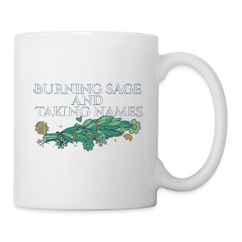 Burning Sage & Taking Names Smudge Sticks - Mug - white - Right