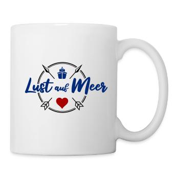 Lust auf Meer - Tasse - Weiß - Rechts