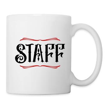 Membre du personnel - Mug blanc - blanc - Droite