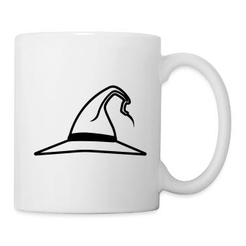 Magischer Hut - Tasse - Weiß - Rechts